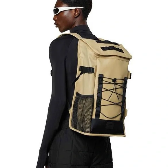 RAINS Trail Mountaineer Backpack Unisex Bag Sand NEW